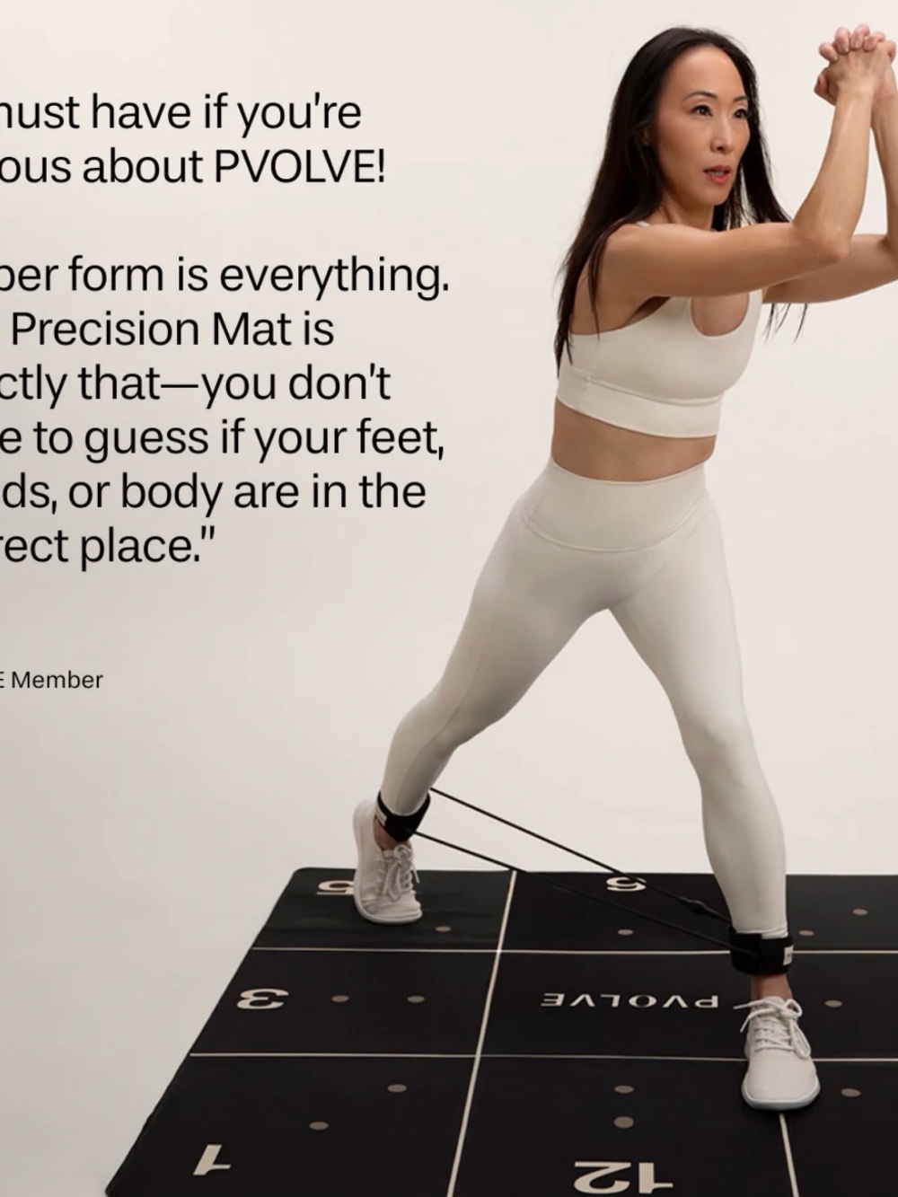 Pvolve Precision Athletic Mat Correct Placement Form Functional Fitness - Picture 4 of 8